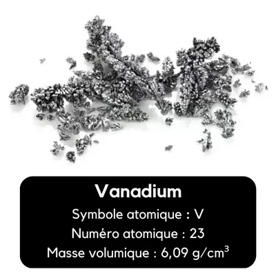 Vanadium métal
