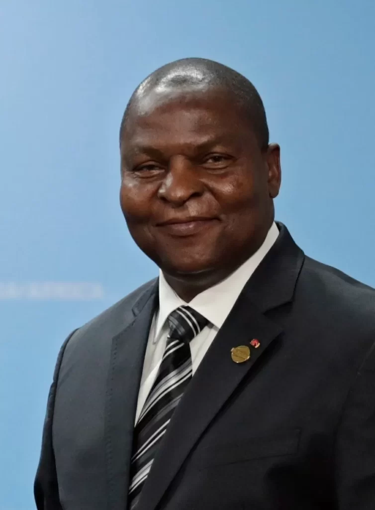 président de la RCA Faustin-Archange Touadéra Afrique