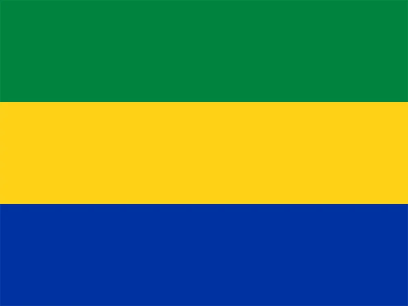 Flag Gabon