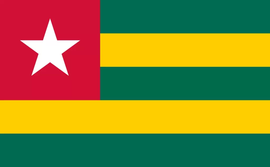 Flag Togo